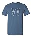 Feelin Good Tees I Got Your Back Stick Figure Gift Idea Novelty Sarcastic Graphic Funny T Shirt M Dusk1