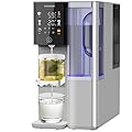 VonWater C5 Countertop Reverse Osmosis System with Tea Infuser-3s Instant Hot, 6 Temp Settings 7-Stage RO Filtration Dispenser, NSF/ANSI372/42/58, Portable Pitcher, 3:1 Pure to Drain