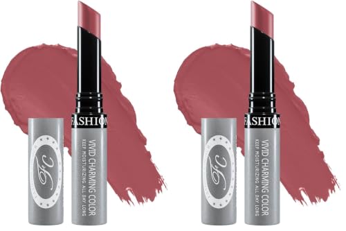 Image of FASHION COLOUR Kissproof Non Transfer Lipstick | Water Resistant & Smudge Proof | Non-Drying | Lightweight | Long Stay Upto 15Hrs | Caramel (Pack of 2)