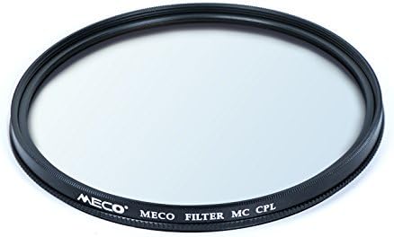 MECO Optical 77MM MC-CPL Filter - Multi-coated, 99.8% Polarizing Coefficient, Ultra Slim, Aluminum Frame, Optical Glass Circular Polarizer Filter