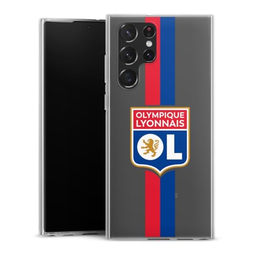 Coque Samsung S22 Ultra Olympique Lyonnais en silicone souple pour supporter