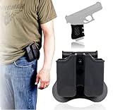 GoZier Tactical Glock Grip Sleeve ✮ The Ultimate Silicone Rubber Sleeve ✮ Fits Glock 17/19 / 20/21 / 22/23 / 31/32 / 37/38 ✮