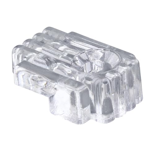 Prime-Line U 9002 1/8 in, Clear Acrylic Mirror Clips, Set of 6