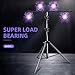 Bloazzup DJ Light Stand for Par Lights, 48.8-114.1 inches Protable Tripod DJ Stand for Stage, Bar, Banquet, Party