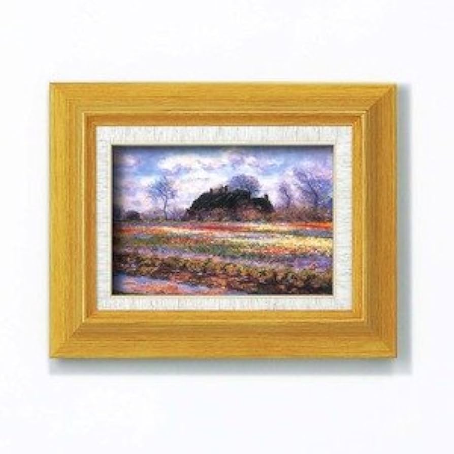 Amazon｜名画額縁/フレームセット 〔サム 壁掛け用〕 モネ 「花畑