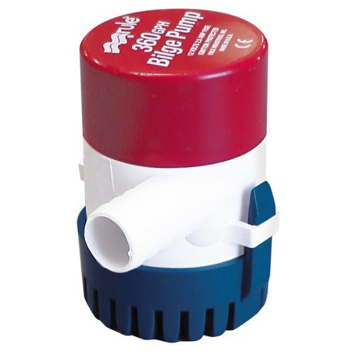 2 X Rule 24 Marine Rule 360 Marine Bilge Pump (360-GPH, 12-Volt)