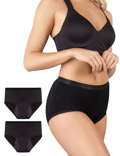 BeMee Nighttime High Waist Slip, Perioden-Slip, Nachtwäsche für Damen,...