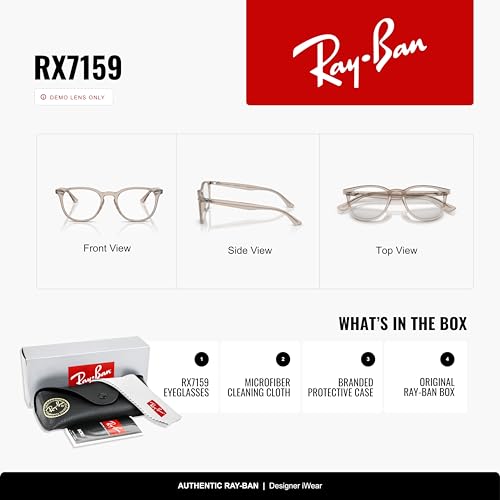 Image of Ray-Ban RX7159 Rb7159 Optics Round Eyeglasses for Men for Women