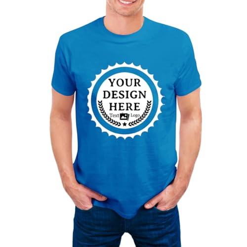 Custom T Shirts Made in USA Bulk Customized T Shirts for Men Women Design Your Own Personalized Shirt Tee Gifts2