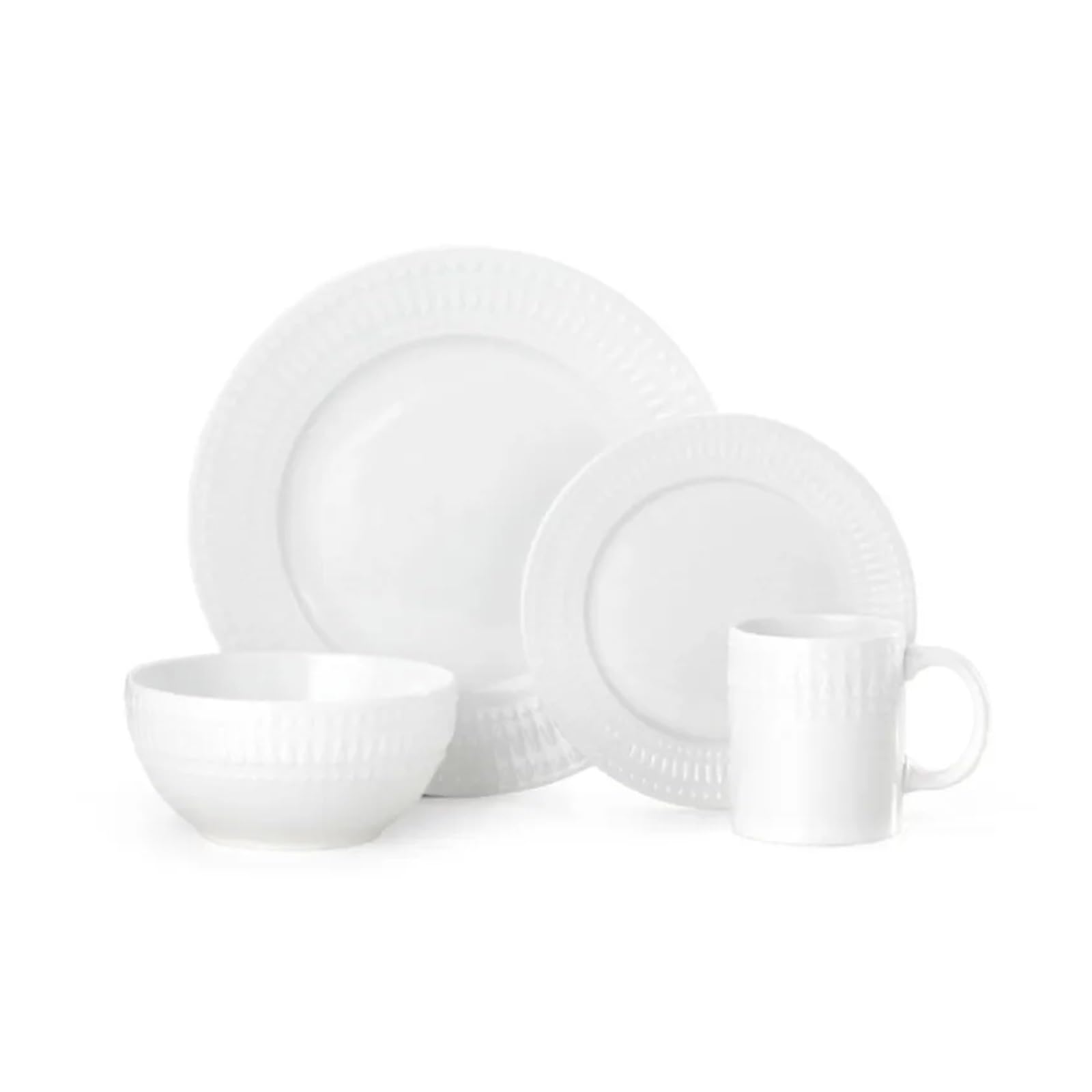 Assiette à dîner et service de table en grès pour vos repas conviviaux en famille