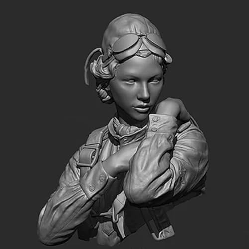 Busto de resina soldado soviético SGM 1/10 sin pintar ni ensamblar para proyectos de modelismo