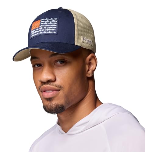 Image of Columbia Unisex PFG Logo Mesh Ball Cap