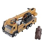 Matériau en alliage : le camion-grue pour enfants est fabriqué en alliage, portable et durable, et a une longue durée de vie.