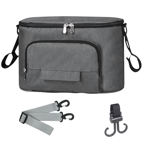 Bizcasa Multifunzione Borsa Organizer per Passeggino, Borsa Cambio Neonato, Impermeabile