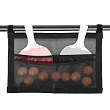 Support à balles, équipement de salle de jeux, panier en maille robuste, système de récupération facile d'accès pour les centres de loisirs scolaires, espaces intérieurs et extérieurs, support utilita