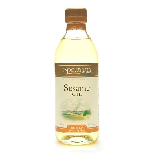 Spectrum Naturals Refined Sesame Oil 16 Oz -Pack of 3 by Spectrum Diversified