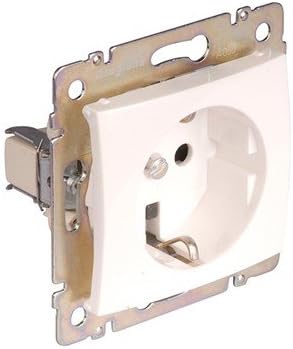Legrand - 774421 Socket 2p+t LAT. c/Shutter 16a/250v bl valena Ref. 6561010054