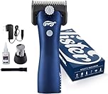Lister Eclipse Cordless Horse Clipper, Cordless Equine Clipper, Professional Animal Clipping, Clippers for Horses & Cattle, Farm Supplies, Lightweight, Low Vibration, Heavy-Duty Clipping