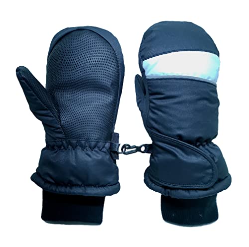 Kids Ski Mittens, Kids Ski Gloves Waterproof Winter Snow Gloves For Children Todder Baby Girls And Boys(Black),5-7Y #TOP7