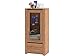 Produktbild Toronto Badschrank Badezimmer Schrank Badmöbel Badvitrine Vitrine Vitrinenschrank Standvitrine Kiefer massiv 1 Schublade Glastür