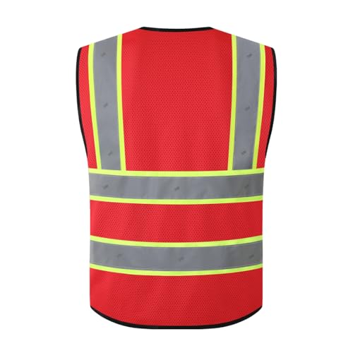 Image of Safety Vest for Men Women Reflective Construction Vest