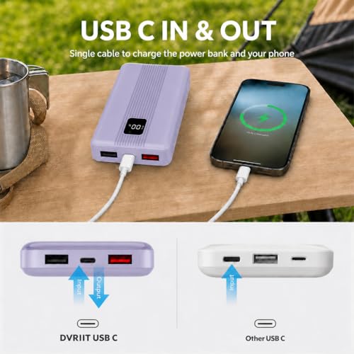 Cargador portátil 10000mAh con 4 cables integrados y carga rápida 22.5W miniatura 6