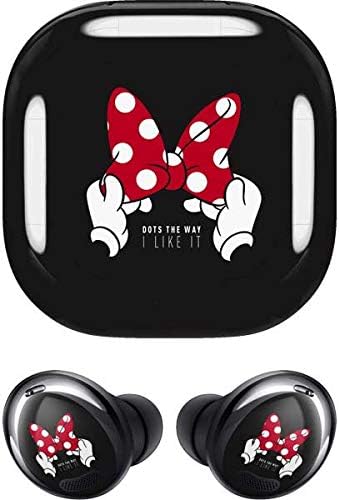 Skinit Decal Audio Skin Compatible with Galaxy Buds Pro - Officially Licensed Disney Minnie Mouse Dots The Way Design