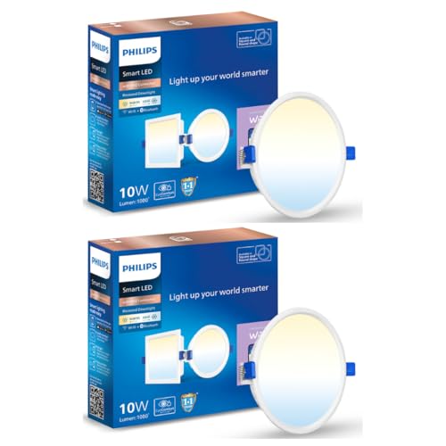 PHILIPS Plastic 10W Round Wi-Fi Smart Led Ceiling Light for Home ...