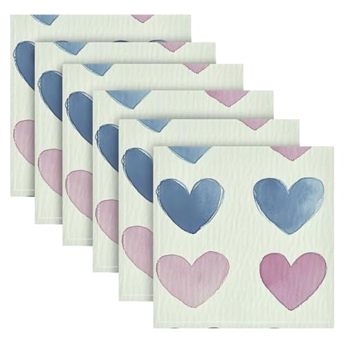 Servilletas de tela multicolor de 20x20 pulgadas pack 6 miniatura 2