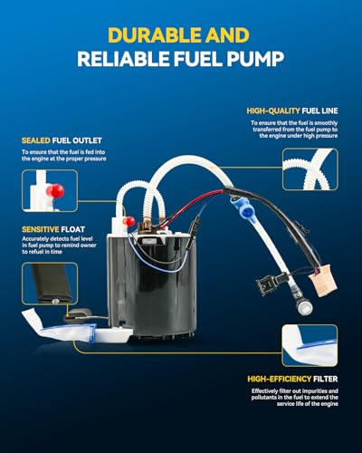 Image of PHILTOP Electric Fuel Pump Assembly FG1669 Fit for Jaguar XJ, Jaguar XF