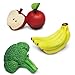 Safari Ltd. Fruits & Vegetables TOOB - 8 Mini Figurines Including Pears, Oranges, Apples, Artichokes, Carrots, Bananas, Broccoli, and Corn - Educational Toy Figures for Boys, Girls & Kids Ages 3+