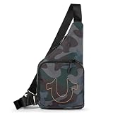 True Religion Crossbody Bag Men - Anti Theft...