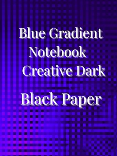 Carnet pages noires dégradé bleu inspirations légères style créatif - 2