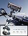 Lamicall Motorcycle Phone Mount Holder - [Dual Vibration Dampener] [Metal Adjustment Arm] Motorcycle Cell Phone Holder, Bike Handlebar Phone Mount, Gifts for iPhone 16 15 14 Pro Max, 4.7-6.7