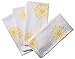 Yellow Dandelion Cotton Cloth Napkins - Crabtree Collection - Yellow Dandelion (Set of 4)