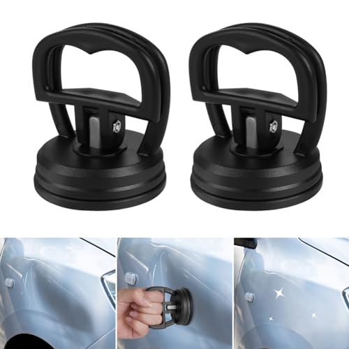 flintronic Ventosa para Reparador Arañazos Abolladuras Coche, 2 Piezas Ventosa para Coche Abolladuras, para ReparacióN de Abolladuras de Coche, Vidrio, Teléfonos Móviles, Azulejos