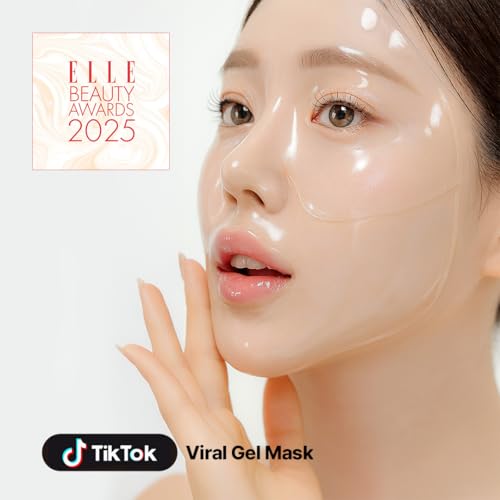 NACIFIC Rice Pepta Collagen Gel Face Mask (Rice Peptide) 4EA Set, Hydrogel Care for All Skin Types, Hydrating, Firming, Elasticity, Glass Glow Skin, Korean Beauty
