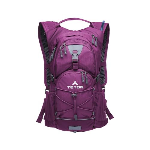 Teton Oasis Hydration Backpack &ndash; Lightweight Water Pack with Bladder for Hiking, Running, Cycling...