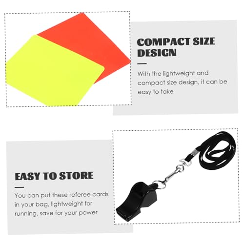 Kit Estándar Silbato y Tarjetas para Árbitro HANABASS miniatura 4