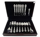 Eloquence by Lunt Sterling Silver Flatware Service For 6 Set 28 Pieces