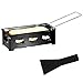 Raclette, teglia per formaggio, portatile, pieghevole, antiaderente, con spatola, per barbecue, casa e cucina