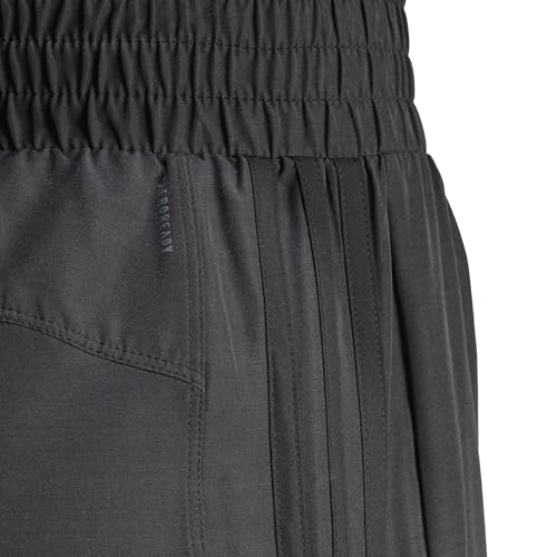 adidas Femme Pacer 3-Stripes Training Woven Shorts, Black, XXS
