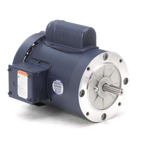 Leeson 110308.00 General Purpose C Face Motor, 1 Phase, 56C Frame, Round Mounting, 3/4HP, 1800 RPM, 115/208-230V Voltage, 60Hz Fequency