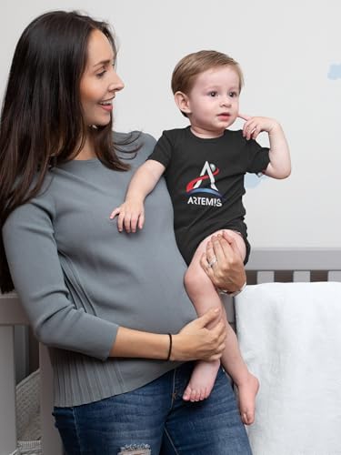 Pop Threads NASA Artemis Program Emblem Moon Mars Infant Baby Boy Girl Bodysuit3