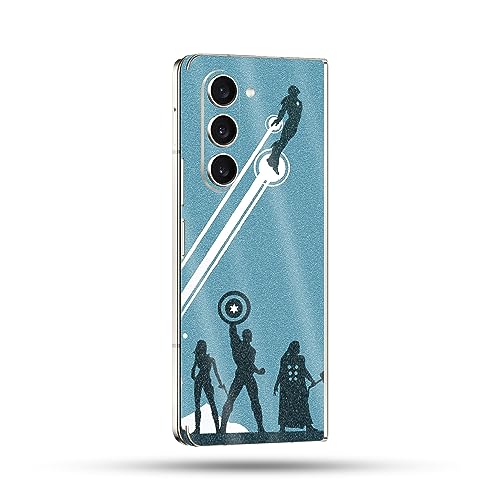 Image of MightySkins Glossy Glitter Skin Compatible with Samsung Galaxy Z Fold 5 Full Wrap - Super Squad | Protective, Durable High-Gloss Glitter Finish | Easy to Apply & Change Styles | Made in The USA