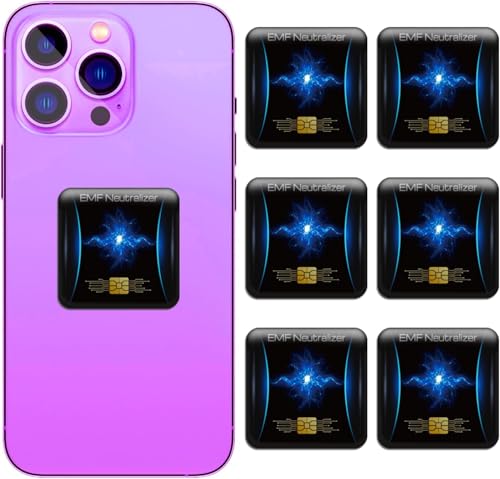 Image of 6 Pcs Phone Protection Stickers Neutralizers for Smart Phones /Tablets /Laptops /Computer /WiFi /Priner /TV Electronic Devices Blockers