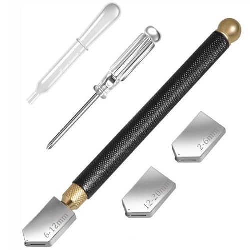SHUBEIEUMI Glass Cutter with Carbide Heads