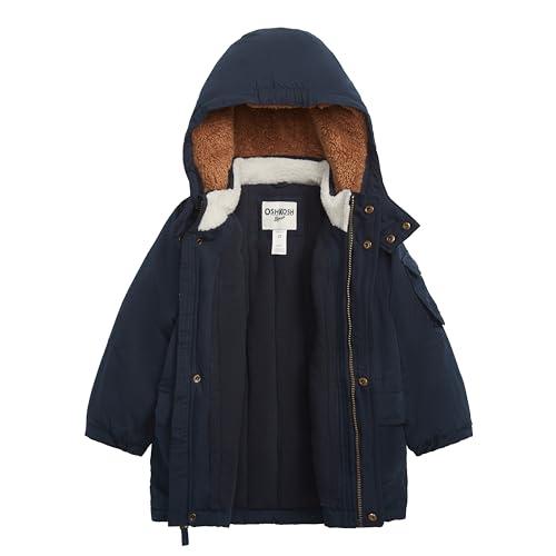 OSHKOSH B'GOSH Heavyweight Parka Jacket for Boys, Winter Coat with Hood3