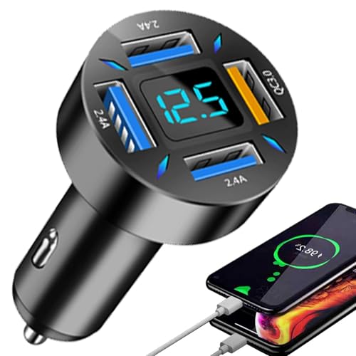 Ketunedi USB C �J�[�`���[�W���[ | 66W 4 �|�[�g�������J�[�`���[�W���[ �A�_�v�^�[ | Phone Pro/Air ���b�v�g�b�v�p�̎ԍ� USB �[�d��}���`�|�[�g