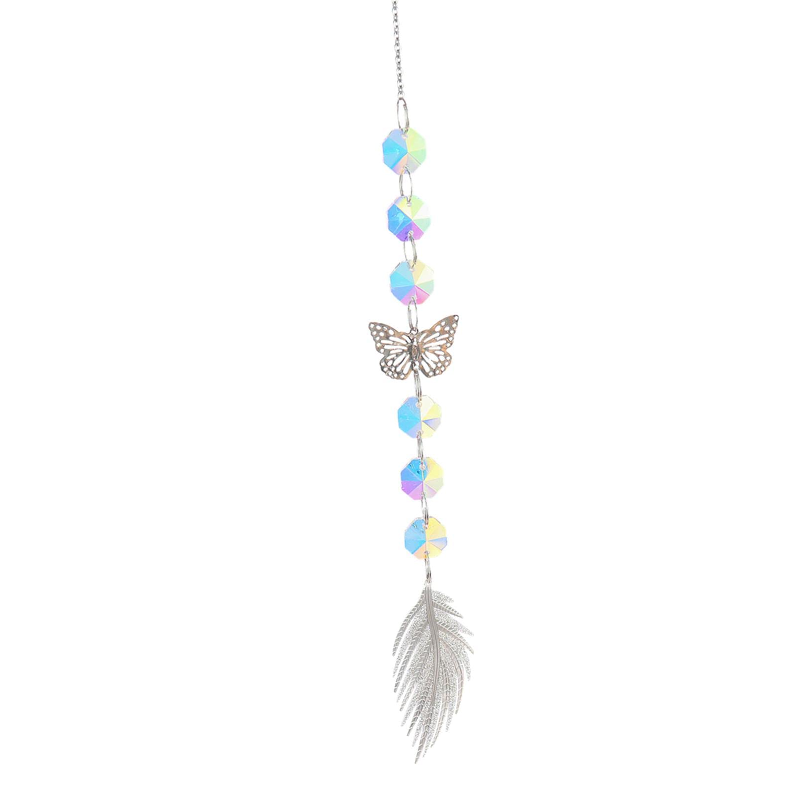 Club Bollywood®Crystal Hanging Prisms Pendant with Chain Ornaments Sturdy Colorful Delicate C|Home & Garden | Suncatchers & Mobiles|1 Hanging Prisms Pendant Ornament-image-13